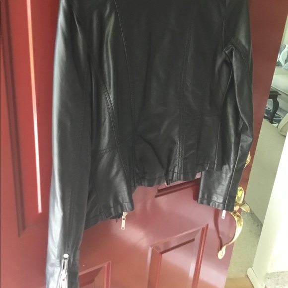 Faux leather jacket - Picture 2 of 4